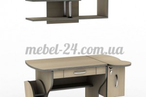 Идеальный компьютерный стол с полкой для книг от мебельного сайта Мебель-24.